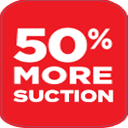 50% More Suction