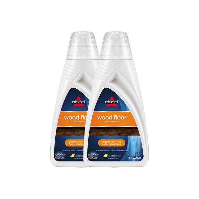 Twin Pack Wood Floor Cleaning Formula For CrossWave & SpinWave (1L)