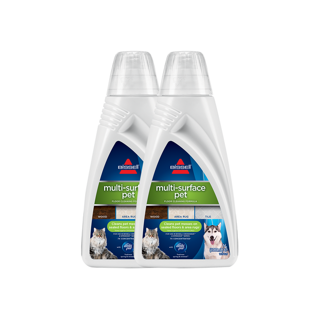 Twin Pack Multi-Surface Pet Cleaning Formula For CrossWave & SpinWave (1L)